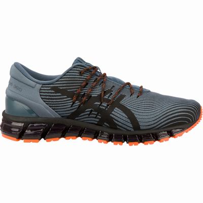 Asics Gel-Quantum 360 4 - Miesten Tennarit - Harmaat Sininen/Mustat